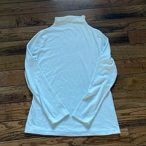 SHIEN size S white long sleeve mock neck